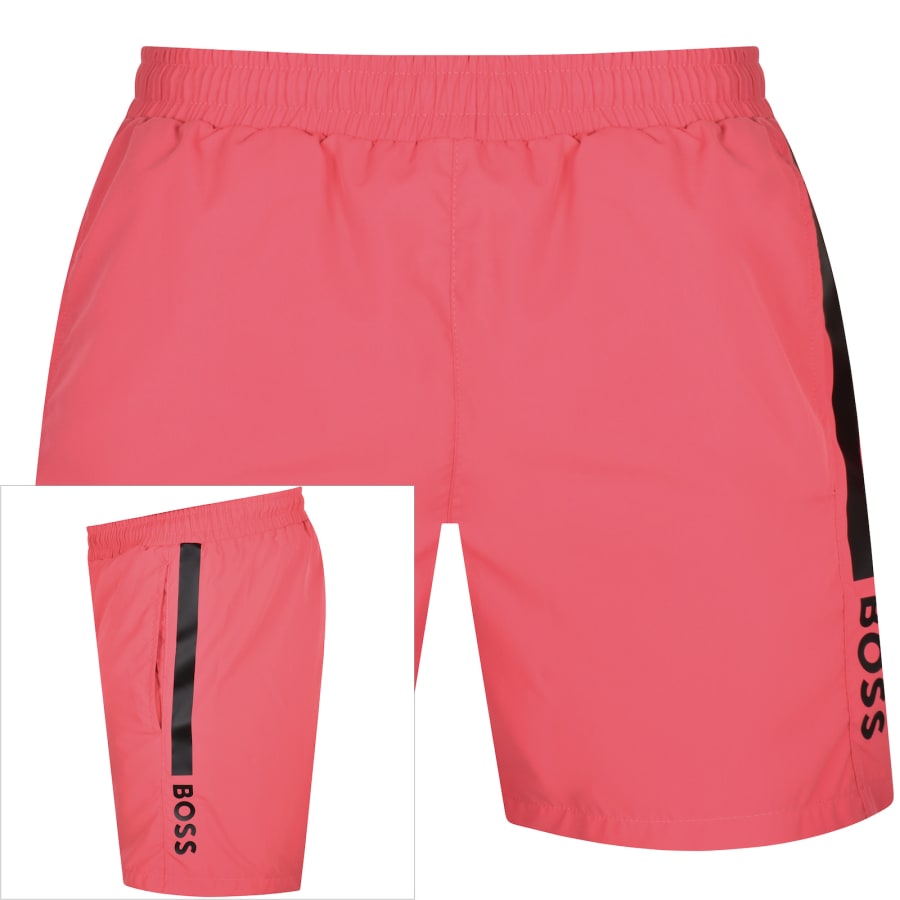 BOSS Dolphin Swim Shorts Pink